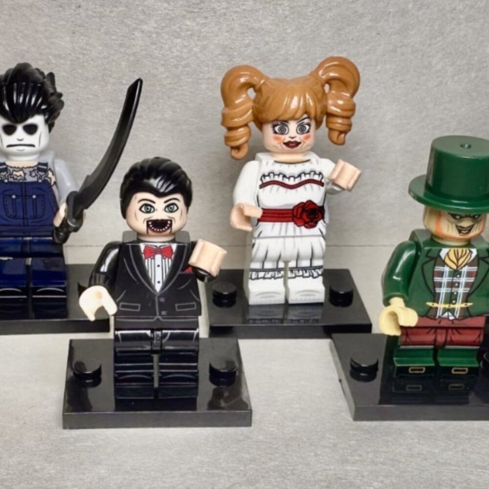 Custom Printed MOC Horror Movie Minifigures 8 Pack